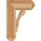 Ekena Millwork Merced Craftsman Rough Sawn Bracket, Western Red Cedar, 6"W x 18"D x 26"H BKT06X18X26MRC04RWR - alternate 3